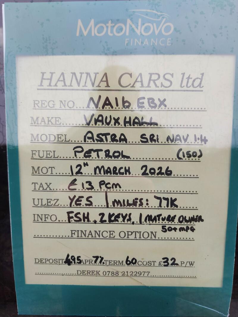 VAUXHALL ASTRA